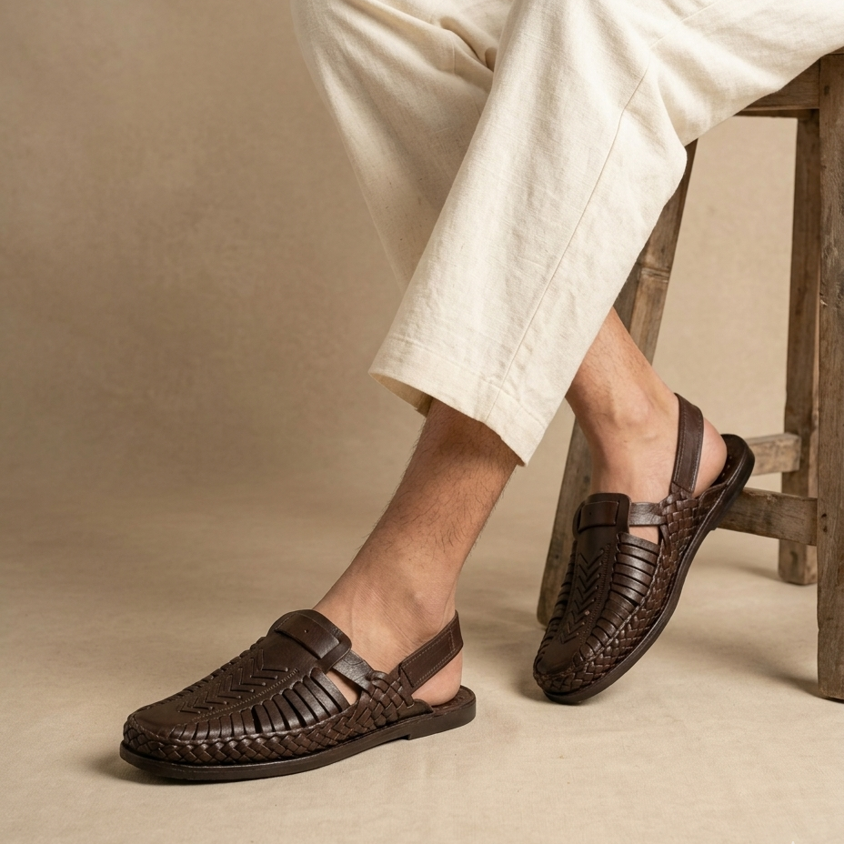 The Classic Weave Men's Leather Slip-ons