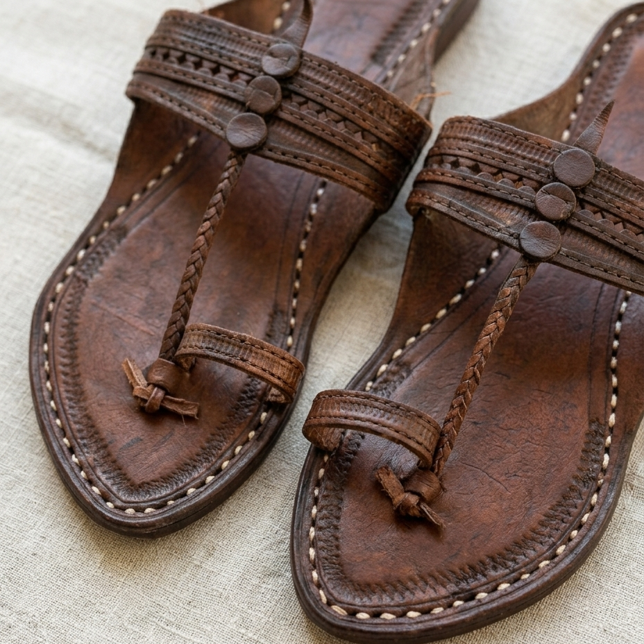 The Vintage Brown - Women's Kolhapuris