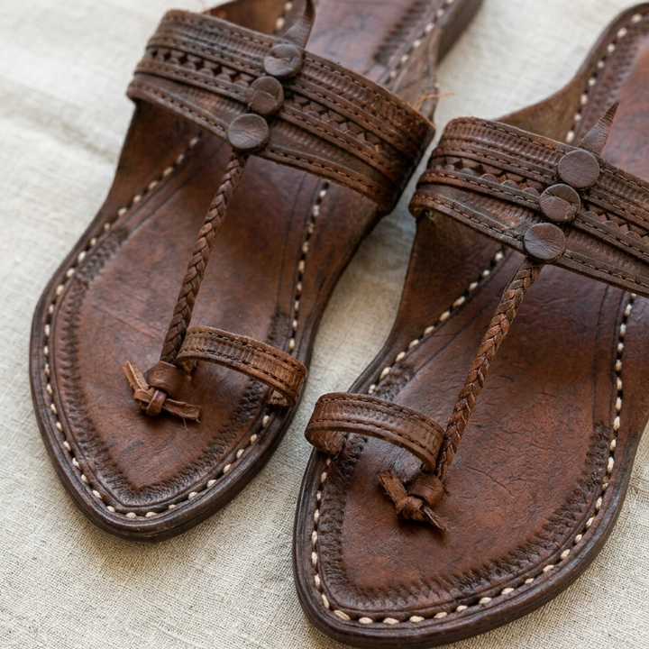The Vintage Brown - Women's Kolhapuris
