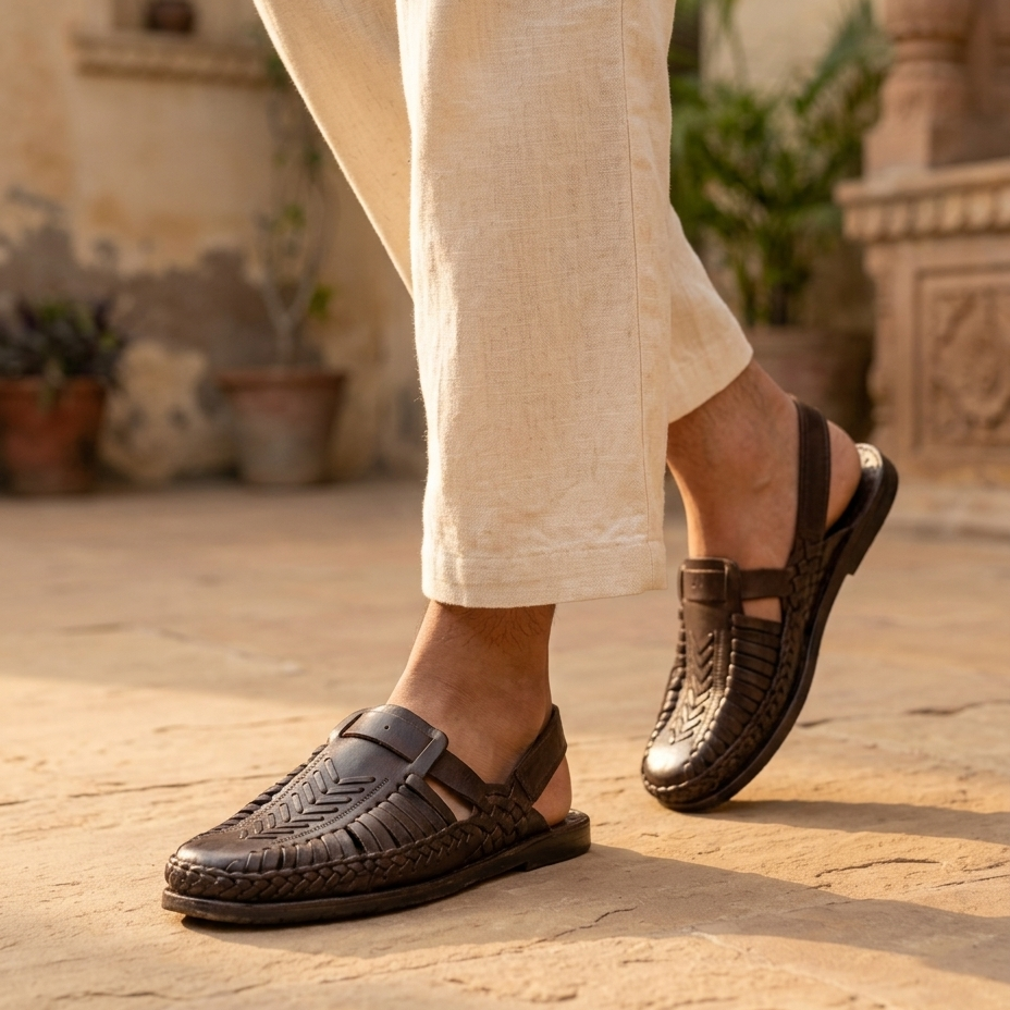 The Classic Weave Men's Leather Slip-ons