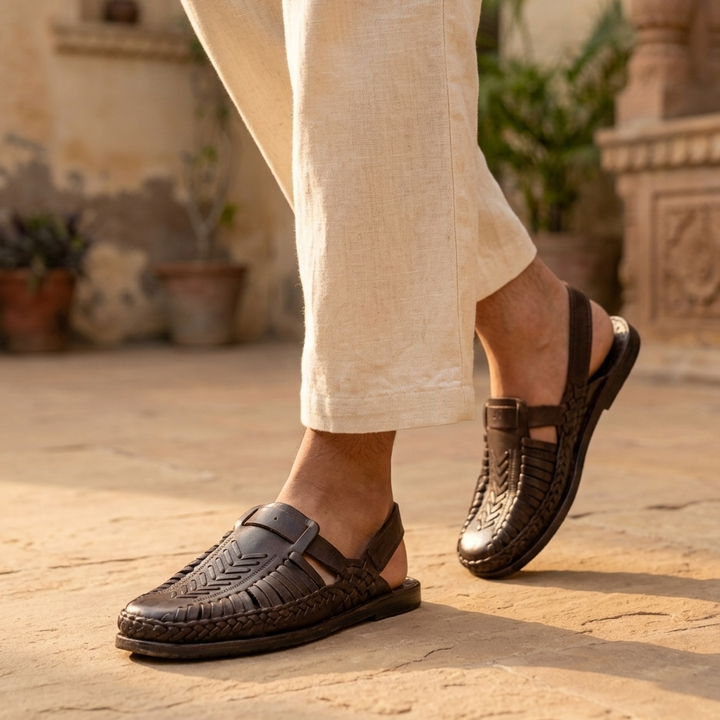 The Classic Weave Men's Leather Slip-ons