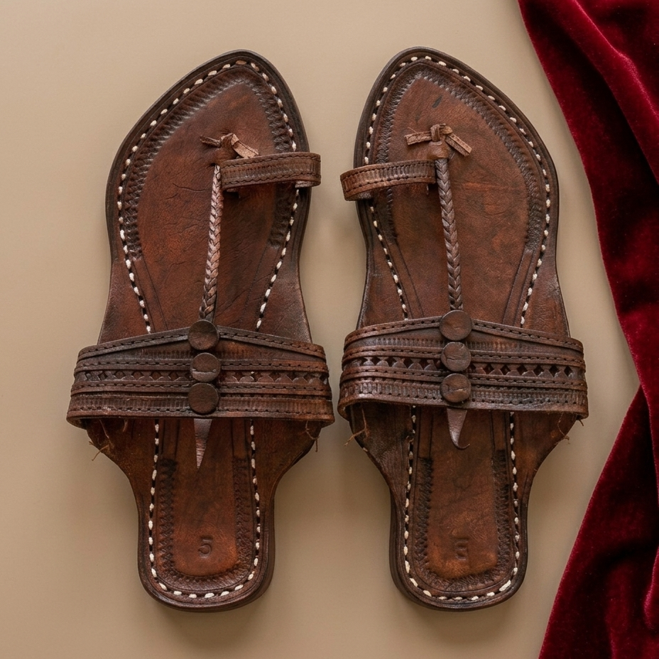 The Vintage Brown - Women's Kolhapuris