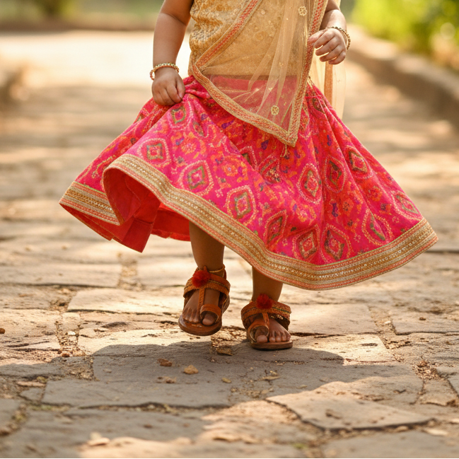 The Little Legacy - Kids' Unisex Kolhapuris