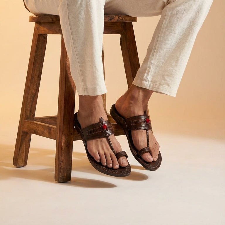 The Brown Originals -  Men's Kolhapuris