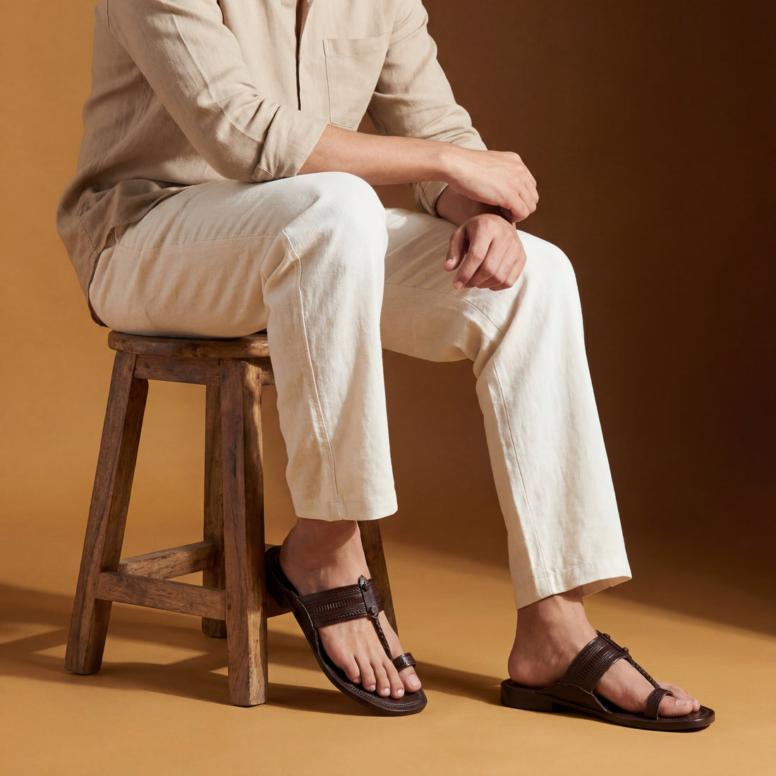 The Tanned Edge - Men's Kolhapuris
