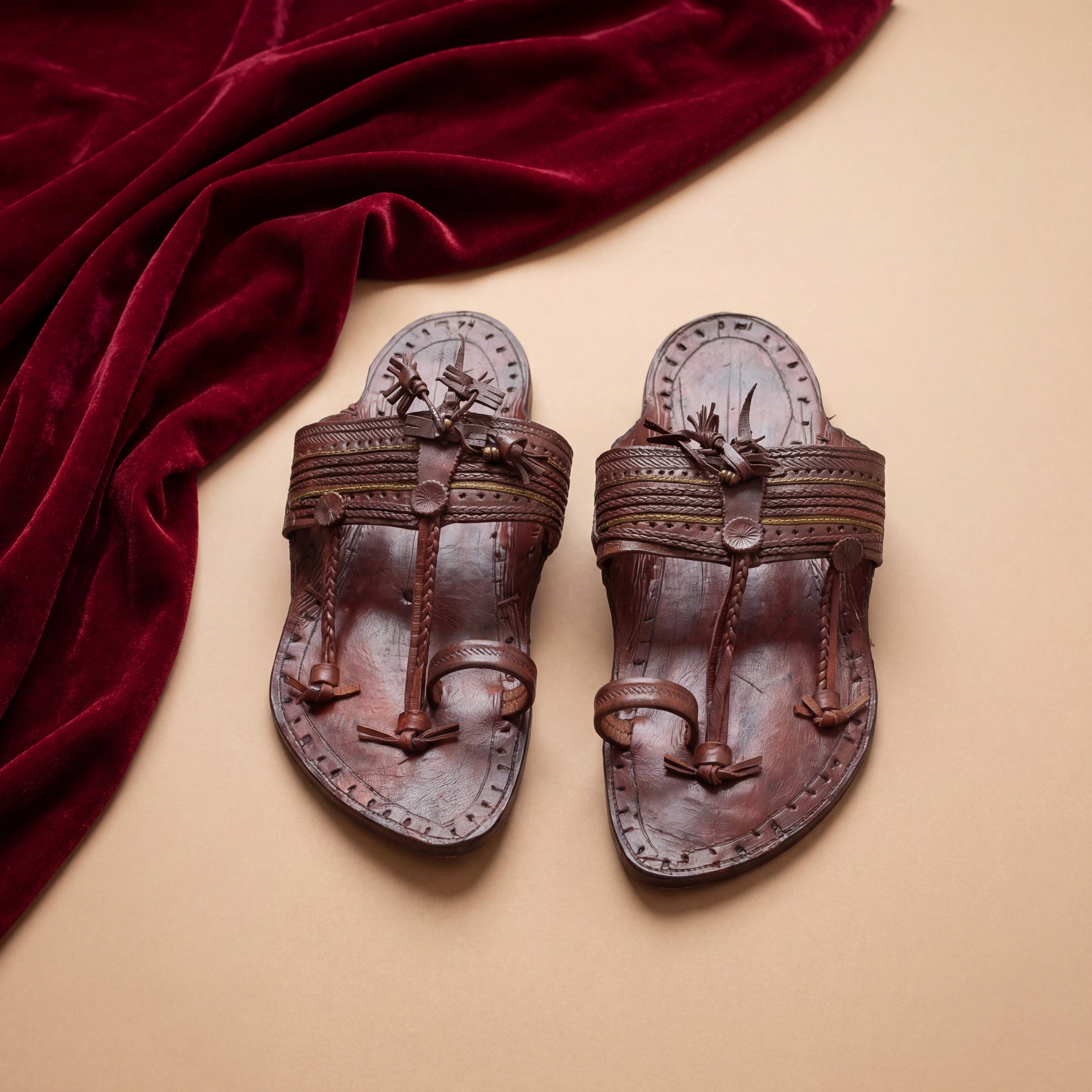 Naad - Men's Kolhapuris | Iconic Sound-Emitting Sole
