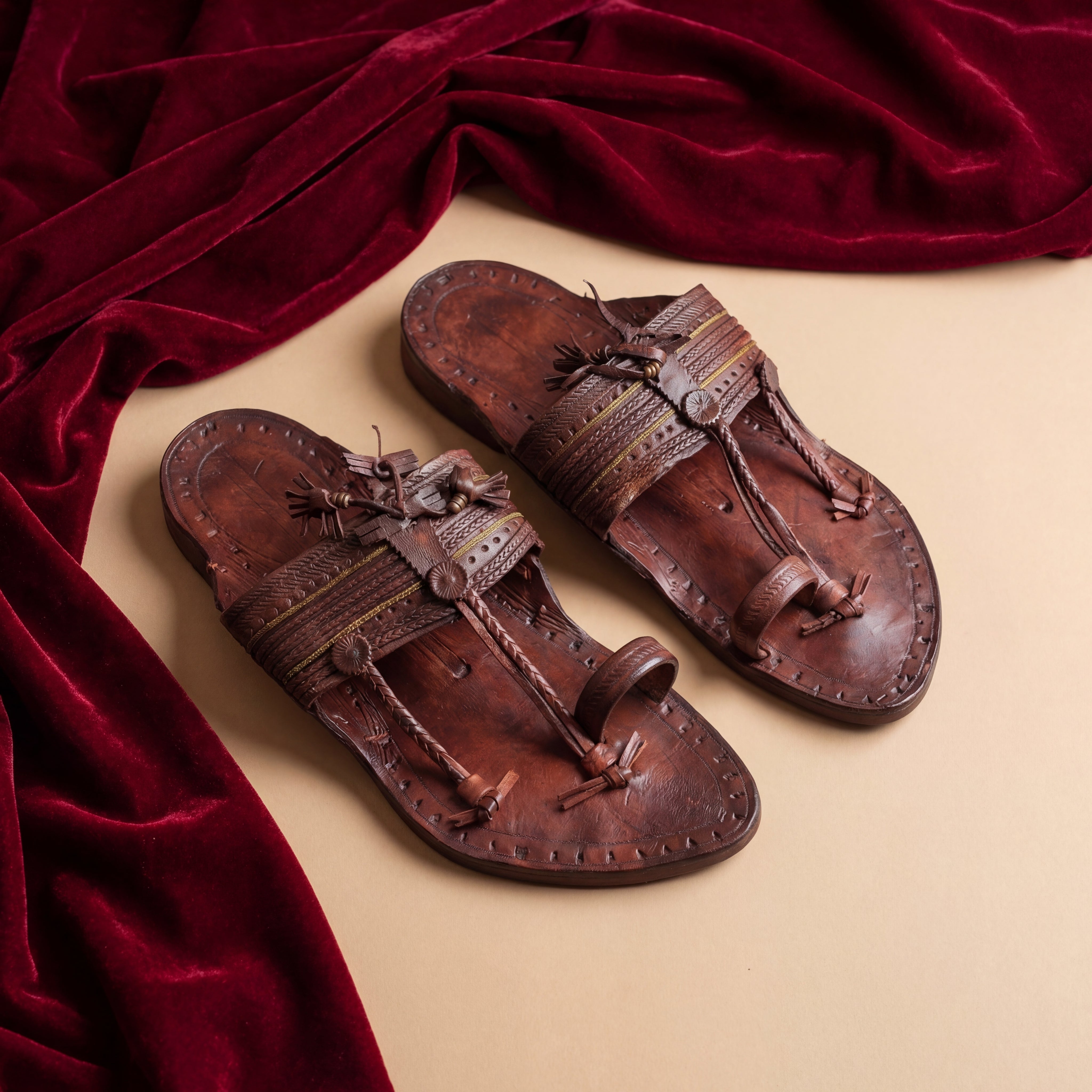 Naad - Men's Kolhapuris | Iconic Sound-Emitting Sole