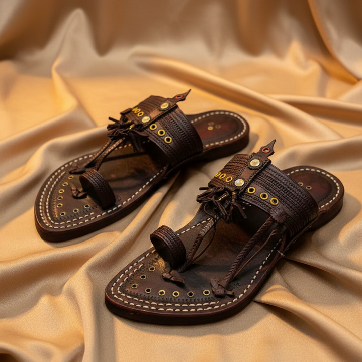 The Emperor's Crown - Men's Kolhapuris