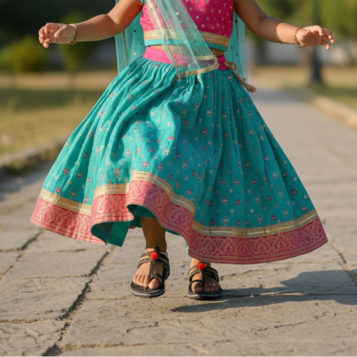 The Classic Mini - Kids' Unisex Kolhapuris