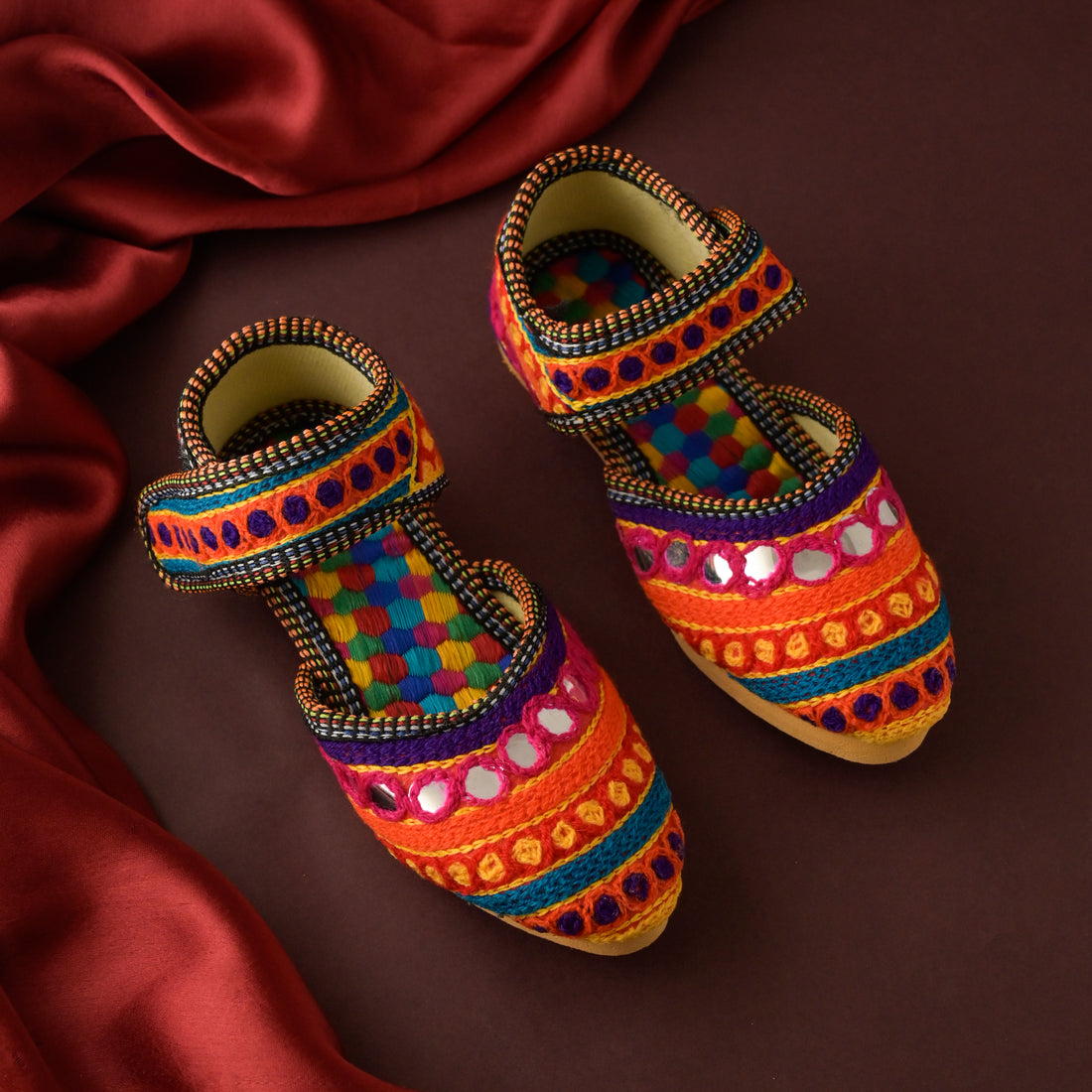 The Tiny Raas - Girls' Kolhapuris