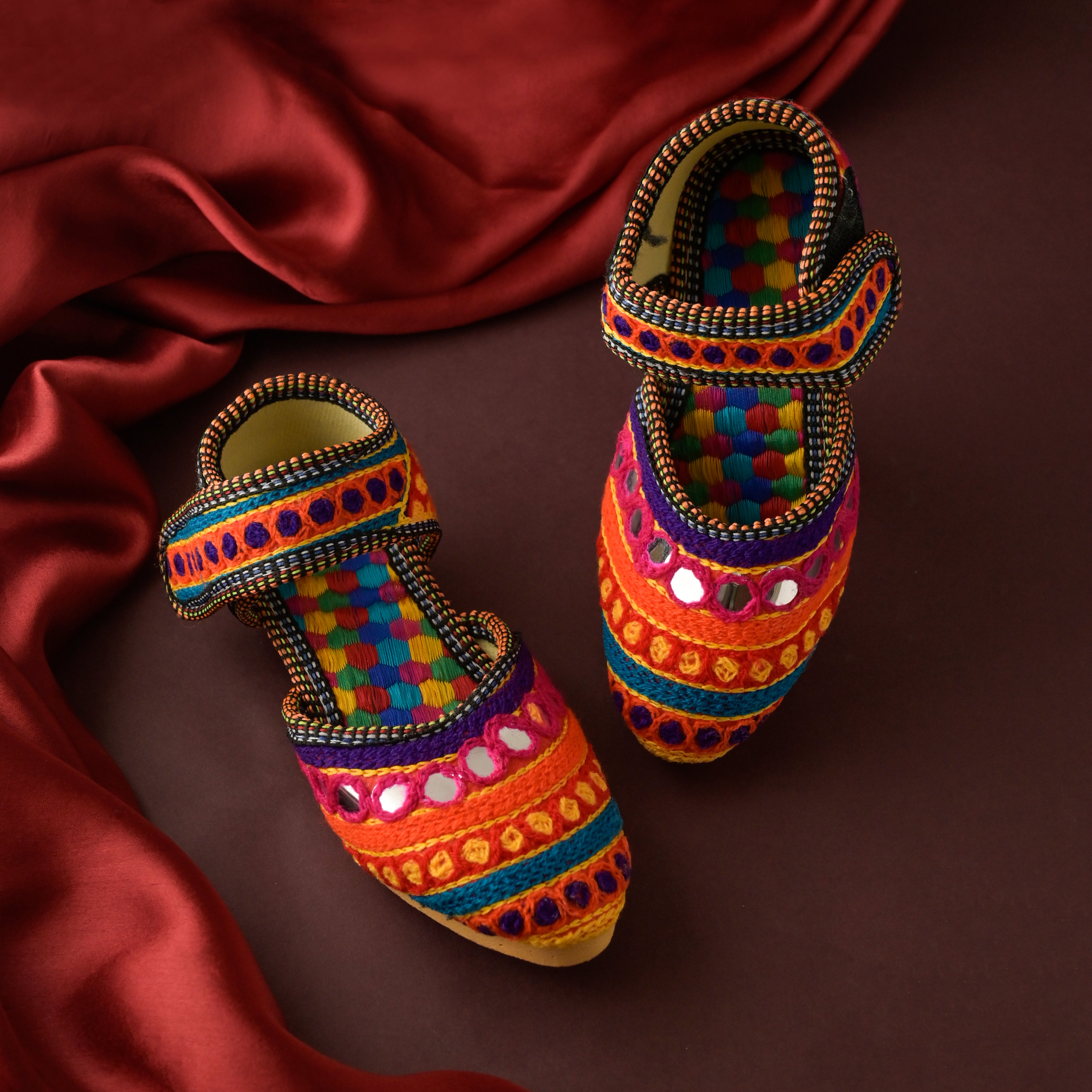 The Tiny Raas - Girls' Kolhapuris